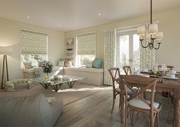 Mosaic Tile, Zest - Made to Measure Curtains - Image 8
